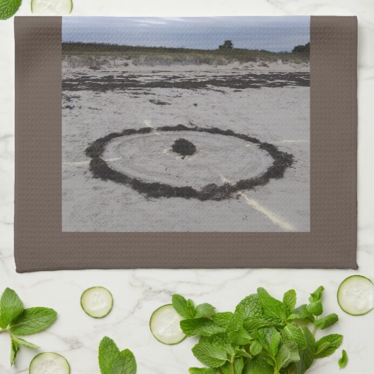 禅ビーチキッチンタオル キッチンタオル (折り畳み)