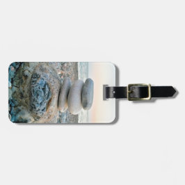 禅ビーチ石 ラゲッジタグ