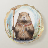 *~*禅ファンタジージュエードグラウンドホッグSC5 ラウンドクッション (裏面)