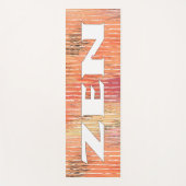 禅ホワイトリードエクササイズマット ヨガマット (正面)