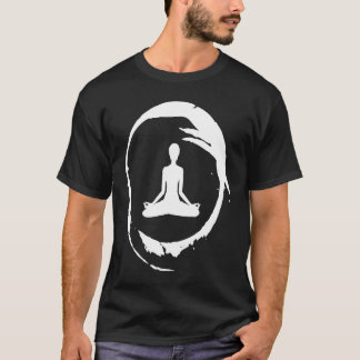 禅マインドヨガウェアトップス仏教ナマステワークアウトジム Tシャツ