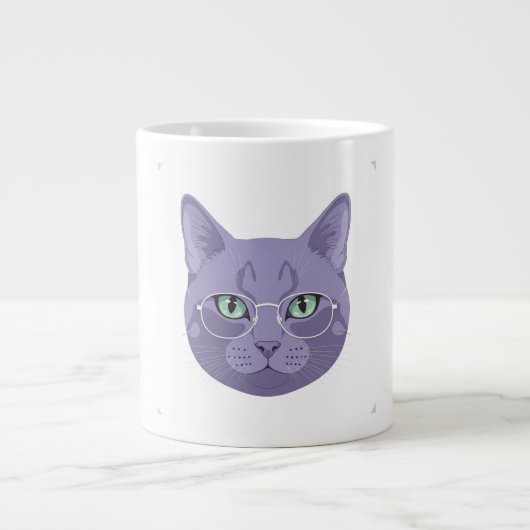 禅マスターキャット ジャンボコーヒーマグカップ (正面)
