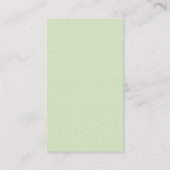 禅マッサージ自然テーマ名刺 名刺 (裏面)