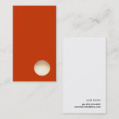 禅ミニマルフェイクリストゴールドフォイルサーククールクリエイティブ 名刺 (正面/裏面)