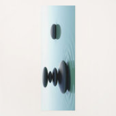 禅ミニマル主義の落ち着いた石 ヨガマット (正面)