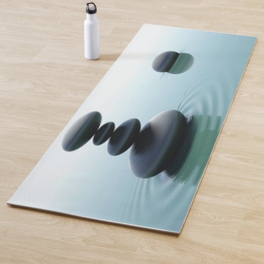 禅ミニマル主義の落ち着いた石 ヨガマット (インサイチュ)