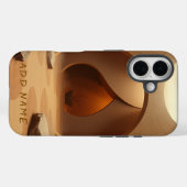 禅モダン建築セレニティ Case-Mate iPhoneケース (裏面 (横))