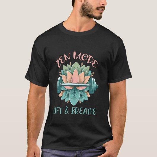 禅モードでリフト&深呼吸 Tシャツ (正面)
