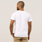 禅モード全開！瞑想するスケルトンのレトロデザイン Tシャツ (裏面フル)