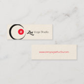 禅ヨガスタジオ スキニー名刺 (正面/裏面)