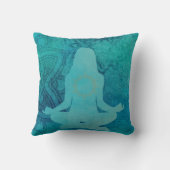 禅ヨガ瞑想チャクラハート クッション (裏面)