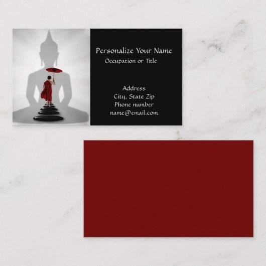 禅ヨガ瞑想バランス 名刺 (正面/裏面)