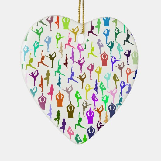 禅ヨガ瞑想ポーズと位置 セラミックオーナメント (右)