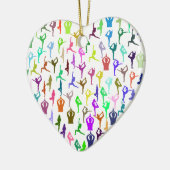 禅ヨガ瞑想ポーズと位置 セラミックオーナメント (左)