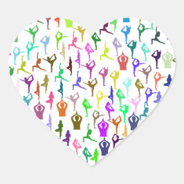 禅ヨガ瞑想ポーズと位置 ハートシール