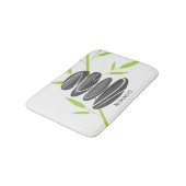 禅リラックス礫石風呂マットデザイン バスマット (アングル)