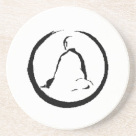 禅仏のめい想砂岩コースター コースター