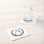 禅仏のめい想紙コースター スクエアペーパーコースター (インサイチュ)