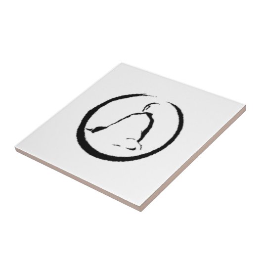 禅仏めい想陶瓦 タイル (側面)