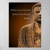 禅仏引用文感動的スピリチュアルポスター ポスター (正面)