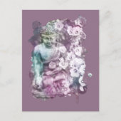 *~*禅仏抽象芸術めい想花フローラ ポストカード (正面)