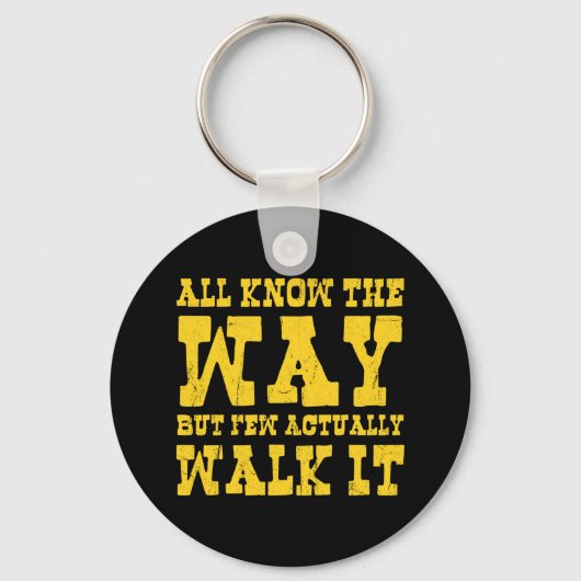 禅仏教スパゲッティウェスタンスタイルキーチェーン キーホルダー (正面)