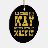 禅仏教スパゲッティウェスタンスタイルボタン セラミックオーナメント (右)