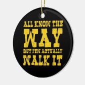 禅仏教スパゲッティウェスタンスタイルボタン セラミックオーナメント (左)