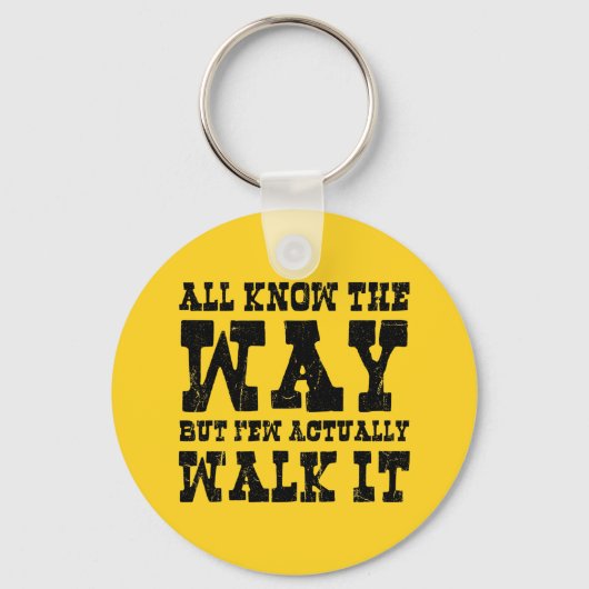 禅仏教スパゲッティウェスタンスタイル キーホルダー (正面)