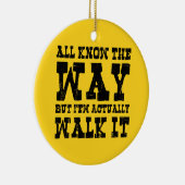 禅仏教スパゲッティウェスタンスタイル セラミックオーナメント (右)