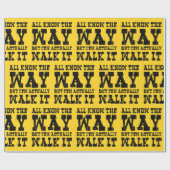 禅仏教スパゲッティウェスタンスタイル ラッピングペーパー (フラット)