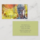 禅仏瞑想ヨガマッサージセラピスト 名刺 (正面/裏面)