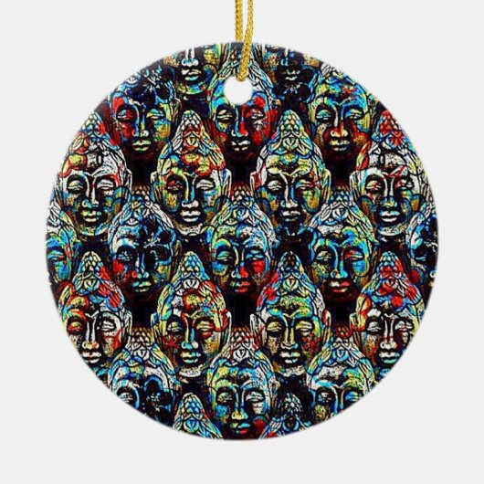 禅仏 セラミックオーナメント (正面)