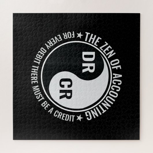 禅会計専攻の学士おもしろい士 ジグソーパズル (横)