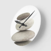禅余呉石 ラウンド壁時計 (傾斜)