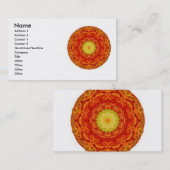 禅僧の刺激を受けたなマンデラの名刺 名刺 (正面/裏面)