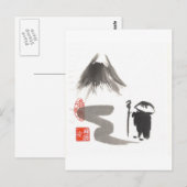 禅僧の旅 ポストカード (正面/裏面)