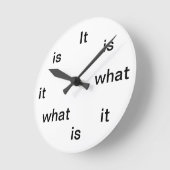 禅僧の時計 ラウンド壁時計 (傾斜)