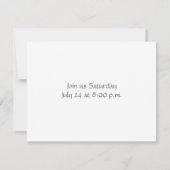 禅円相書道筆 招待状 (裏面)