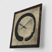 禅円 スクエア壁時計 (傾斜)