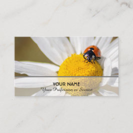 禅前向きと教育のための幸運なラディバグ 名刺