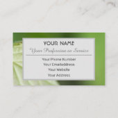 禅前向きと教育のための幸運なラディバグ 名刺 (裏面)