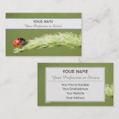 禅前向きと教育bの幸運 名刺 (正面/裏面)