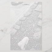 禅及び抽象芸術のパーソナライズな文房具 便箋 (正面)