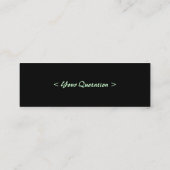 禅園の名刺入りのホスタ スキニー名刺 (裏面)