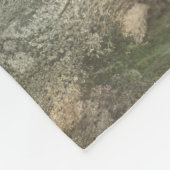 禅園オアシス:水彩画の落ち着いた蓮 フリースブランケット (角)