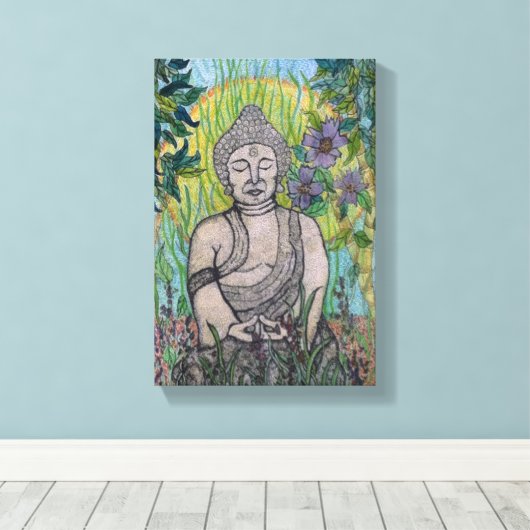 禅園 キャンバスプリント (インサイチュ (ウッドフロア))