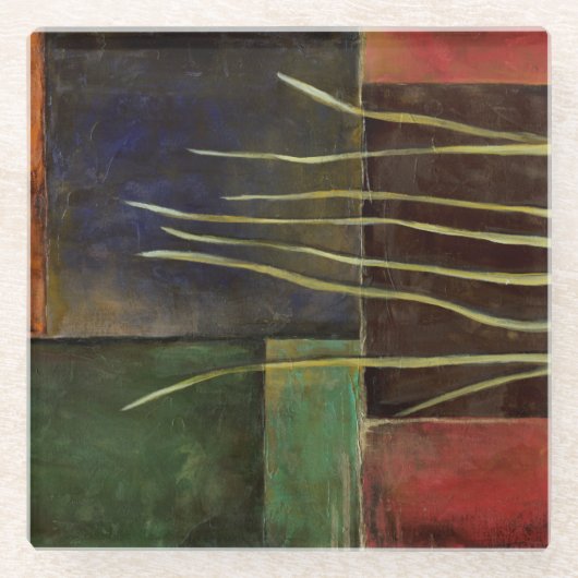 禅園I ガラスコースター (正面)