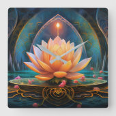 禅壁時計 スクエア壁時計 (正面)