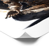 禅宇宙飛行士のポスター – 仏めい想の宇宙 ポスター (角)